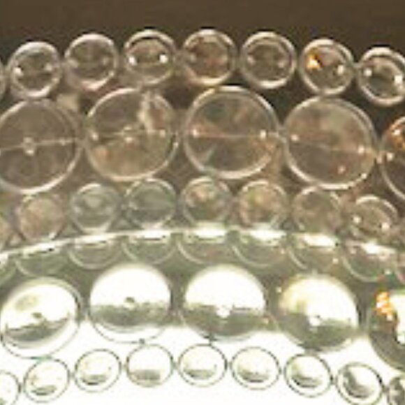 NWOT Vintage Bling Round Mirror Vanity Wedding Table Centerpiece Dessert Tray - Picture 5 of 5